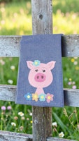 Charming Farm Critter Dish Towel