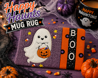 Happy Haunts Mug Rug